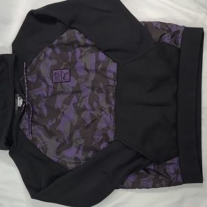 PUMA x PRPS "Opulent" Fleece Hoodie with Purple Camo Panels. Size M